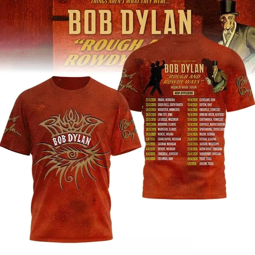 Bob Dylan Rough And Rowdy Ways World Wide Tour Shirt Bob Dylan Merch Son Gifts