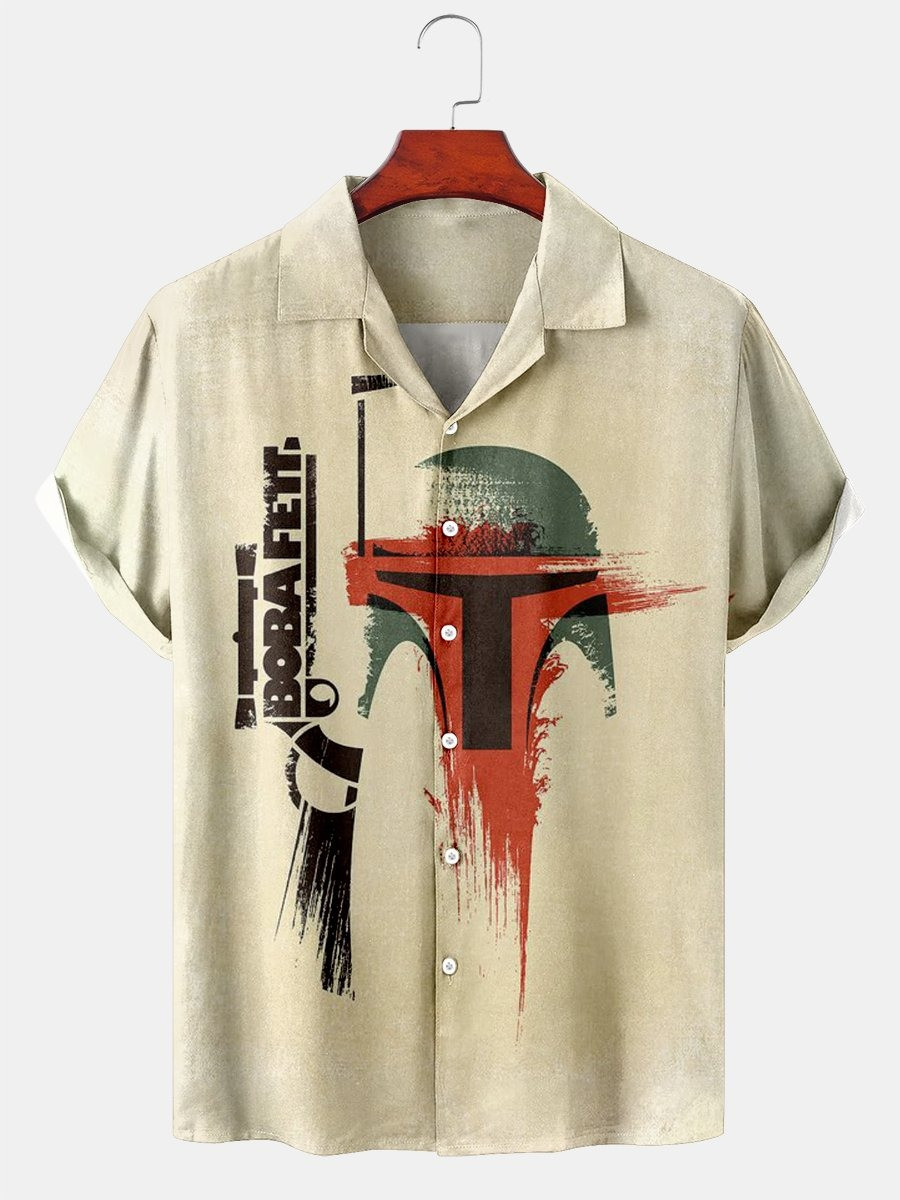 Boba Fett Star Wars Hawaiian Shirt Themed Star Wars Gifts For Adults For Men