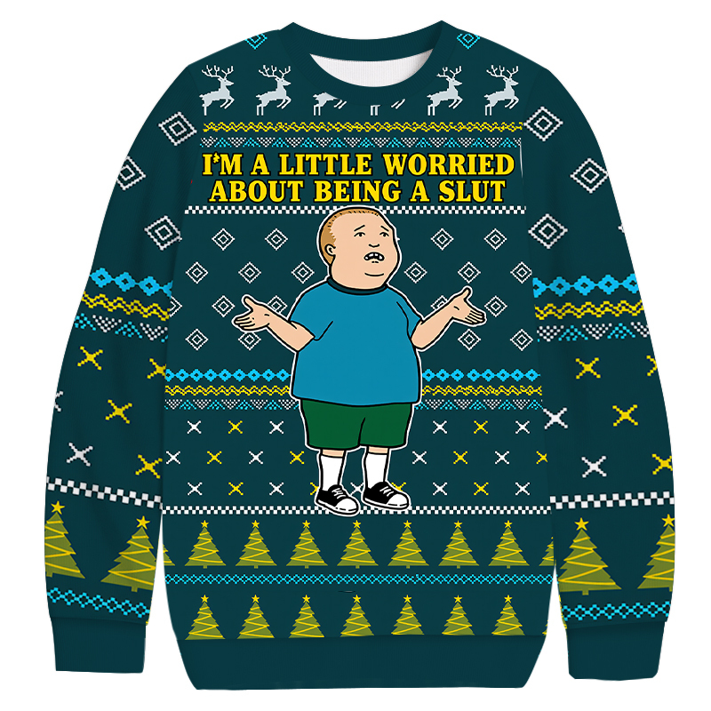 Bobby Hill Christmas Ugly Sweatshirt Christmas Gift For Friends