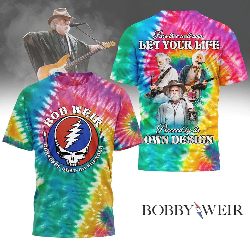 Bobby Weir Grateful Dead Co Founder Tie Dye Shirt 2026 Bobby Weir Merch Gifts For Father