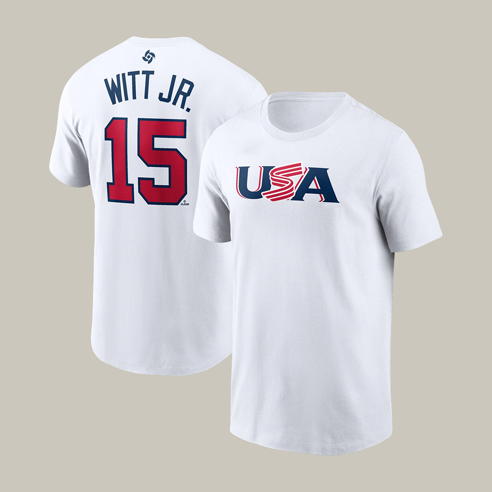 Bobby Witt Jr. USA 2026 World Baseball Classic 15 T-Shirt Team USA Baseball Clothes Gift Idea