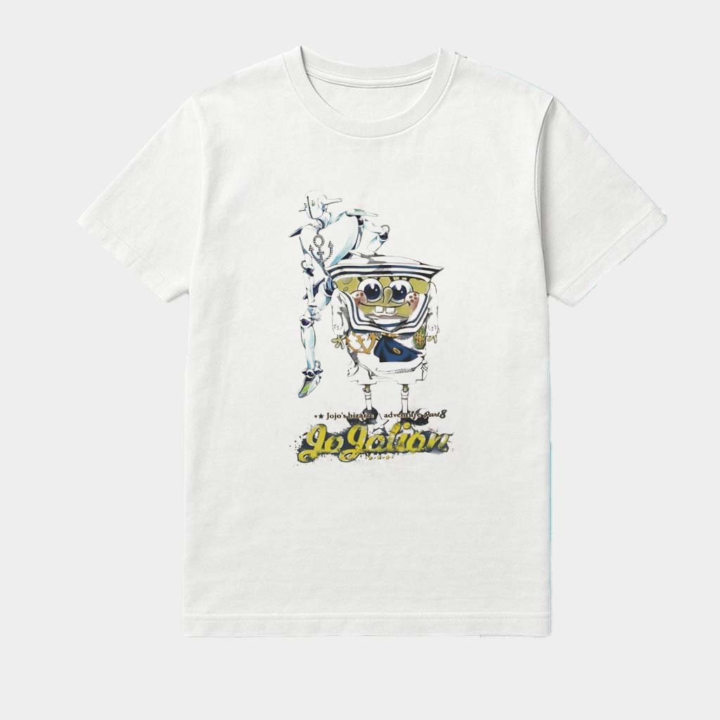 Boblion Jojo' Bizarre Adventure Part 8 Shirt SpongeBob SquarePants T-Shirt Gifts For Fans