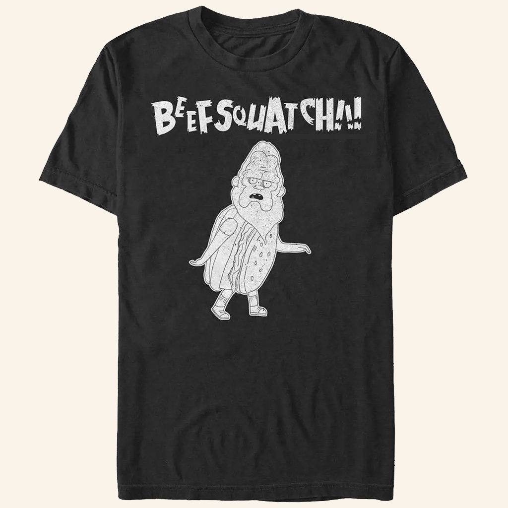 Bob's Burgers Merch Beefsquatch Roams T-Shirt Unique Gifts For Husband Bob's Burgers Merch Beefsquatch Roams T-Shirt Unique Gifts For Husband