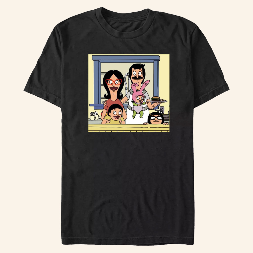 Bob's Burgers Merch Belcher Polaroid T-Shirt Great Gifts Ideas For Her
