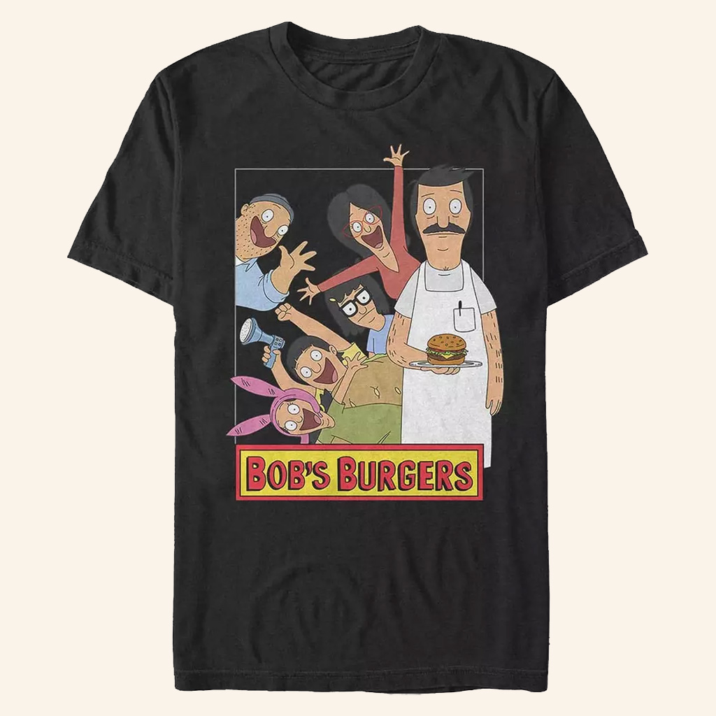 Bob's Burgers Merch Group Up T-Shirt Unique Gift For Boyfriend Birthday