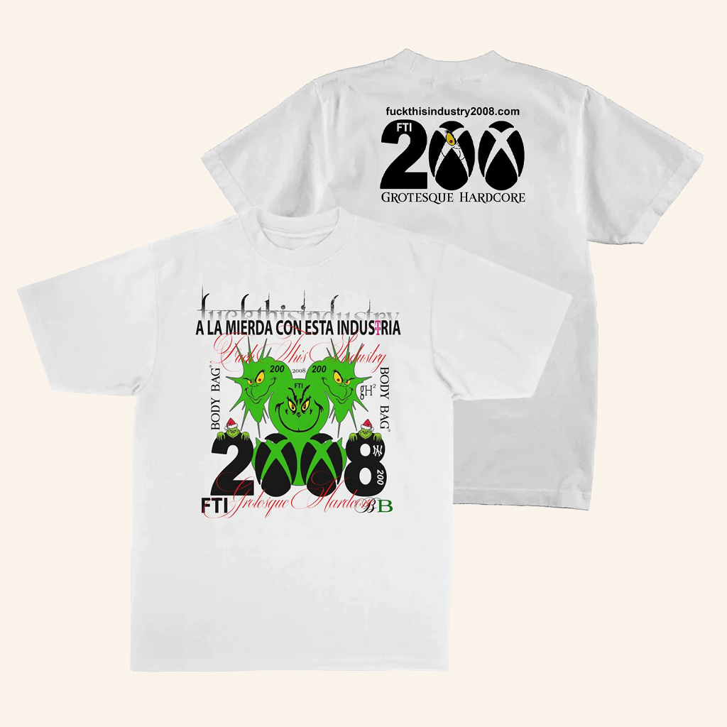 Bodybag 200 BPM Merch FTI X Body Bag Grinch T-Shirt Christmas Gifts For Friends