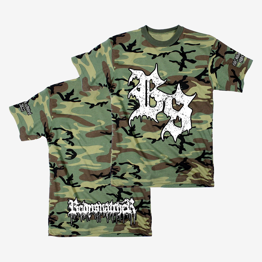 Bodysnatcher Logo Camo T-Shirt Deathcore Band Bodysnatcher Clothes Gift Ideas For Boyfriend