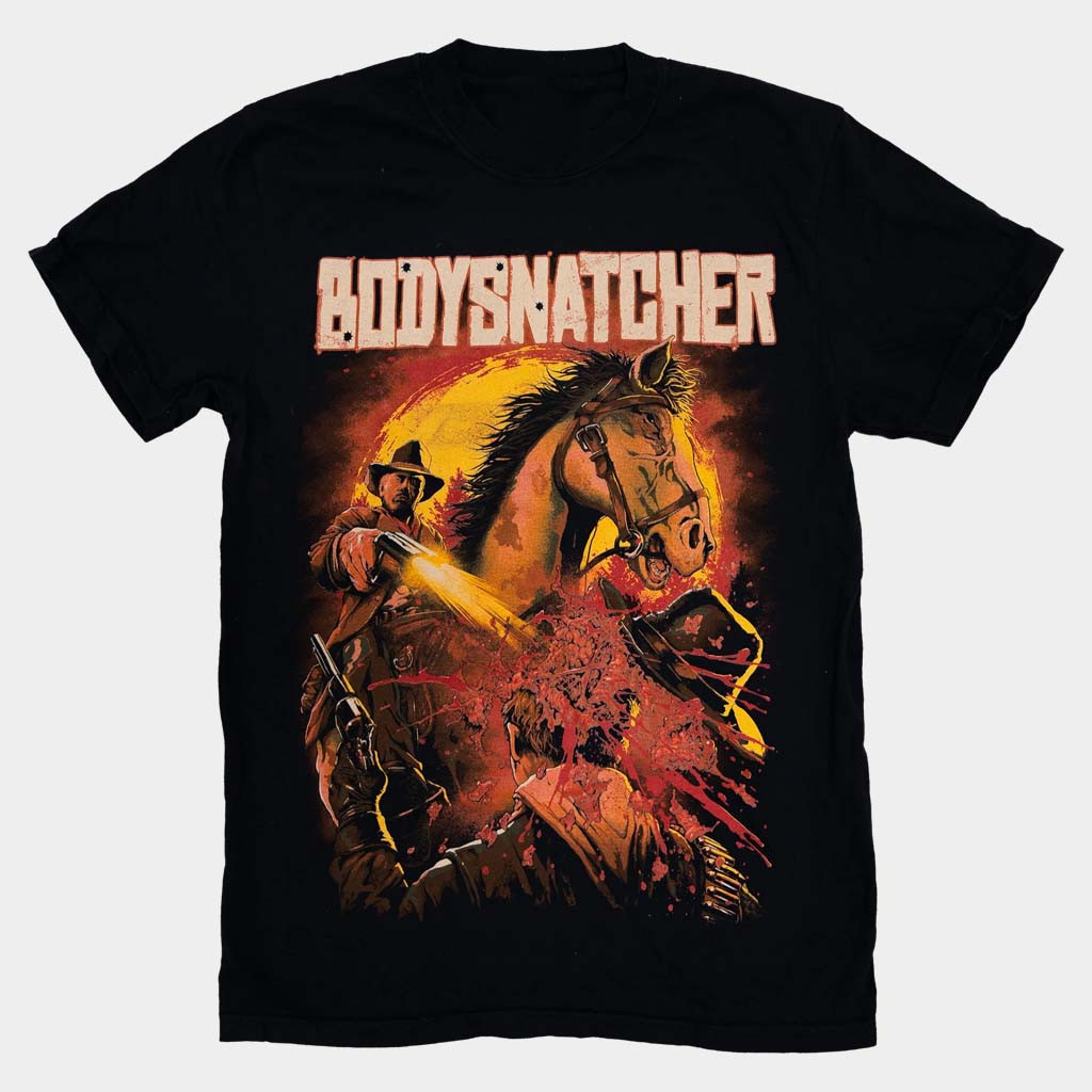 Bodysnatcher Merch Cowboy Design T-Shirt Bodysnatcher Shirt Gifts For Band Fans