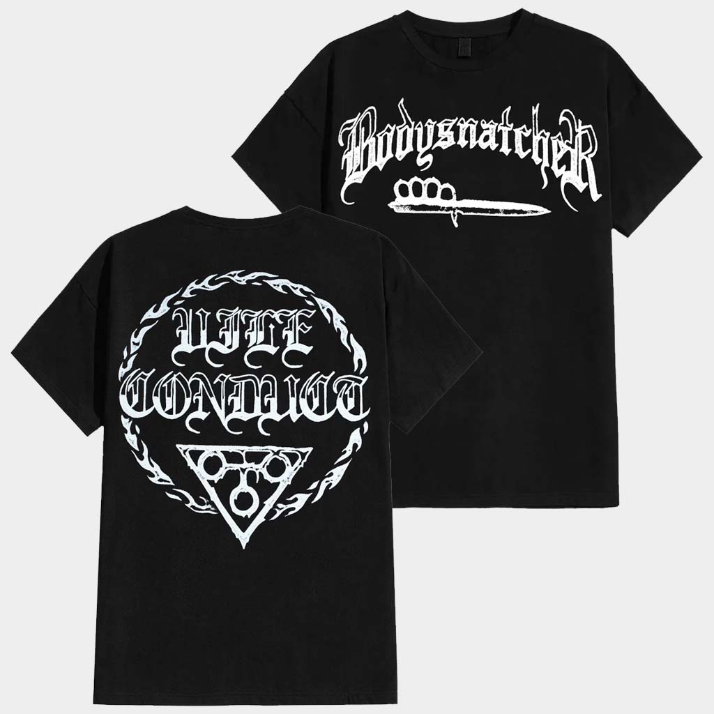 Bodysnatcher Merch Tattoo Trench Knife Vile Conduct T-Shirt Bodysnatcher Shirt Gifts For Dad