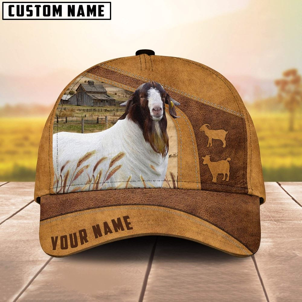 Boer Goats Custom Name Retro Cap Farm Cap Farmer Baseball Cap Gift For Farmer