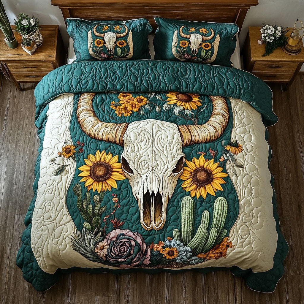Bohemian Bull Bedding Set Best Halloween Decoration Gift For Friends and Family