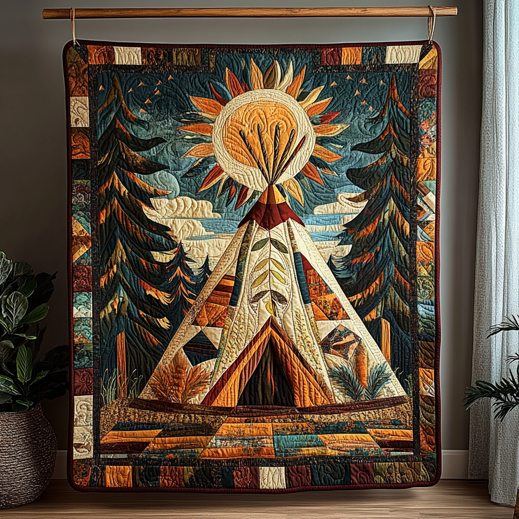 Boho Chic Quilted Blanket Christmas Holiday Native Gifts For Women