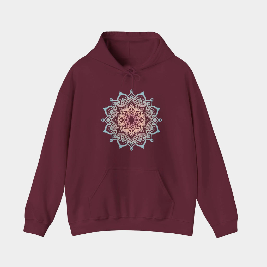 Boho Condo Merch 2026 Flower Mandala Hoodie Birthday Gift For Friends