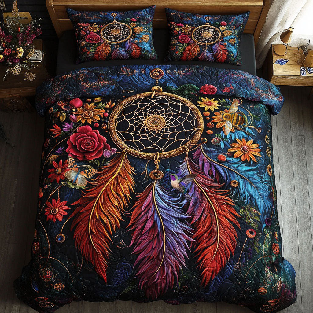 Boho Dreamcatcher Duvet Cover Set King Size Bed Set Anniversary Gifts For Him