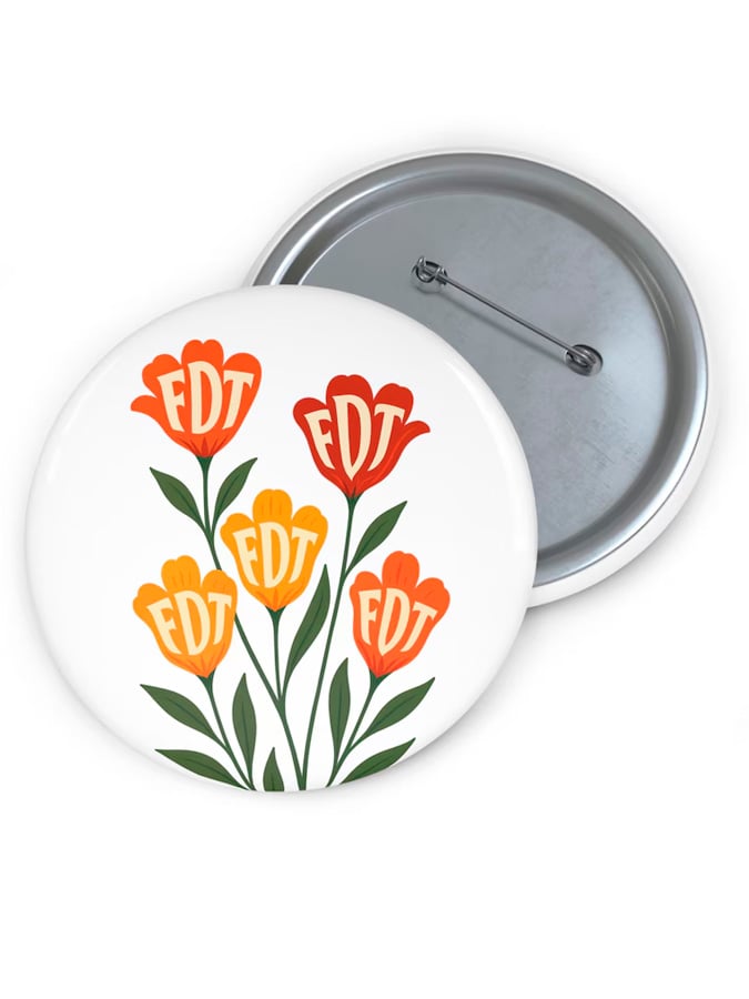 Boho Floral FDT Pin Button Minnesota Strong Button Minneapolis Tribute Merch Boho Floral FDT Pin Button Minnesota Strong Button Minneapolis Tribute Merch