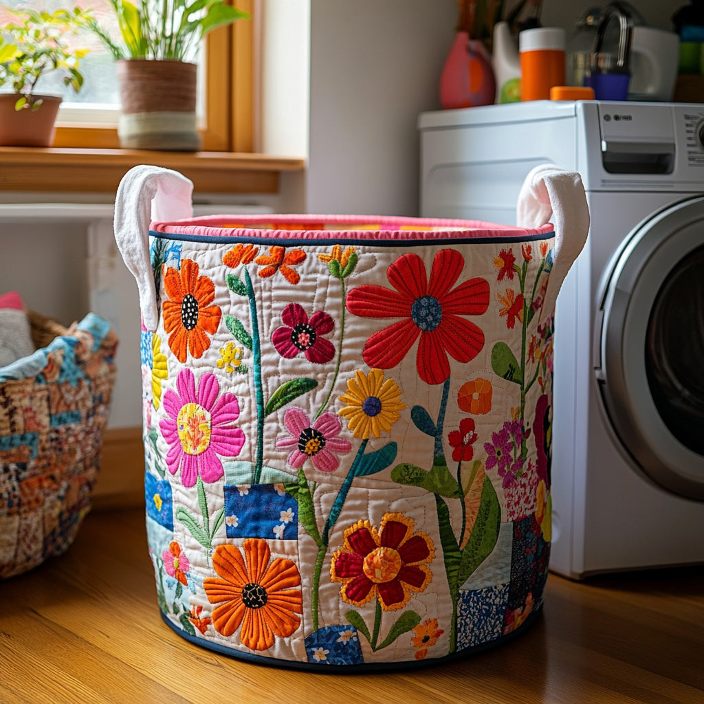 Boho Life Quilted Laundry Basket Spring Merch Pick