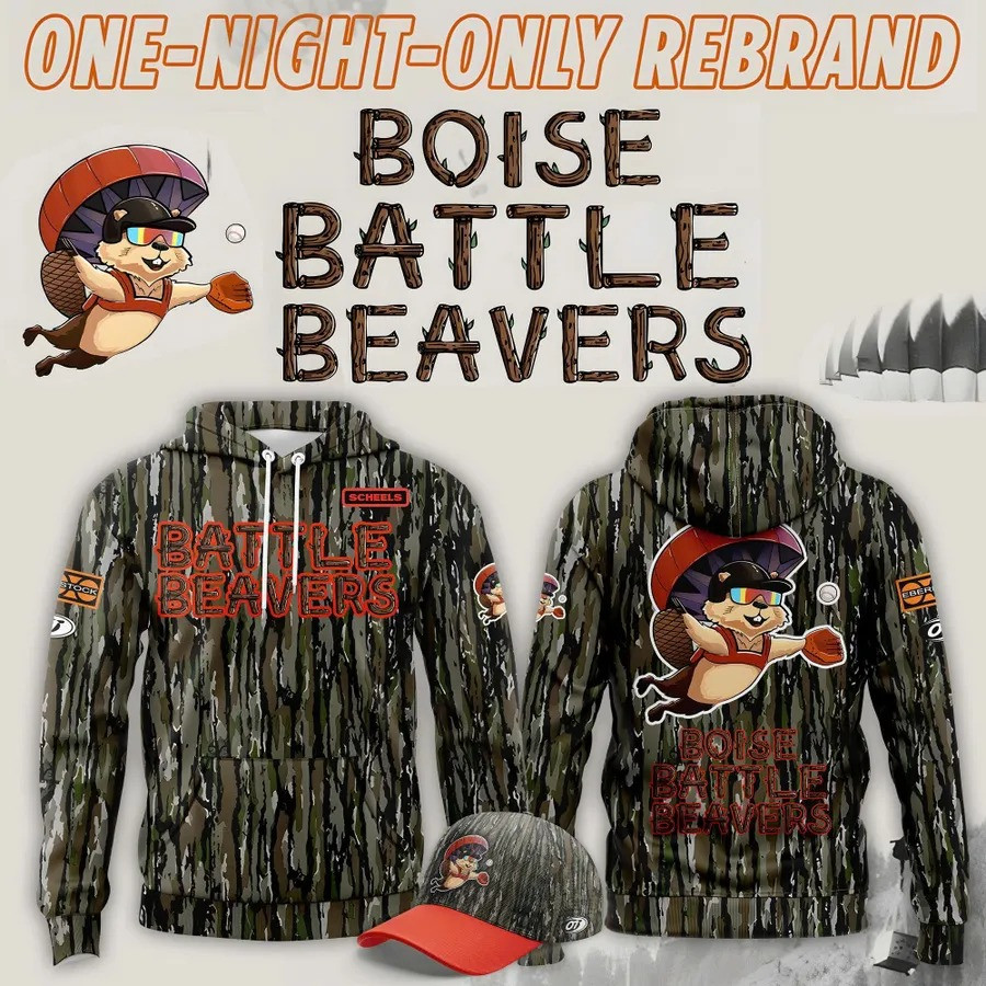 Boise Battle Beavers Camo Hoodie Best Camouflage Merch Shirt For Sport Fans