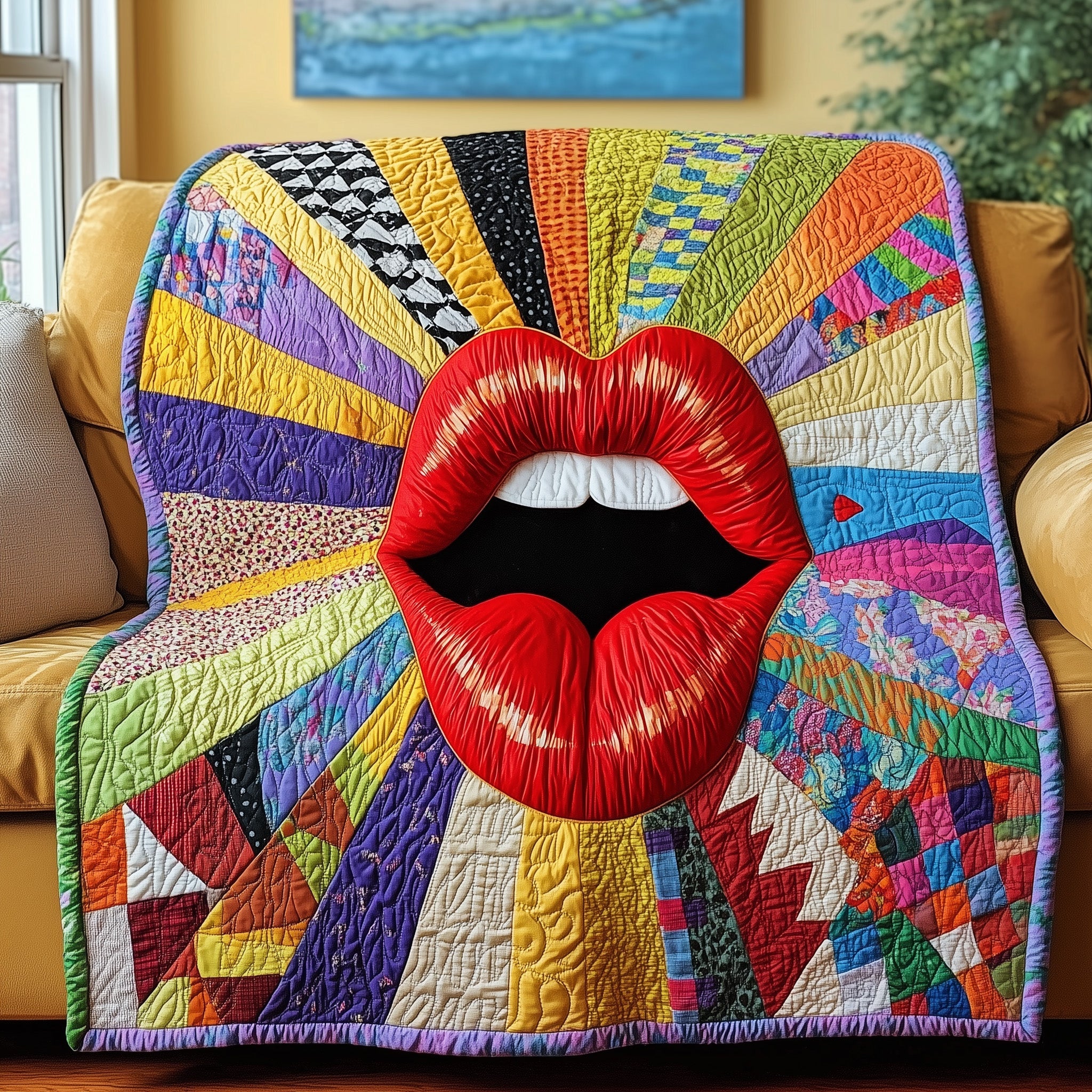 Bold And Glossy Quilted Blanket Sofa Throw BlanketBest Christmas Gifts For Men