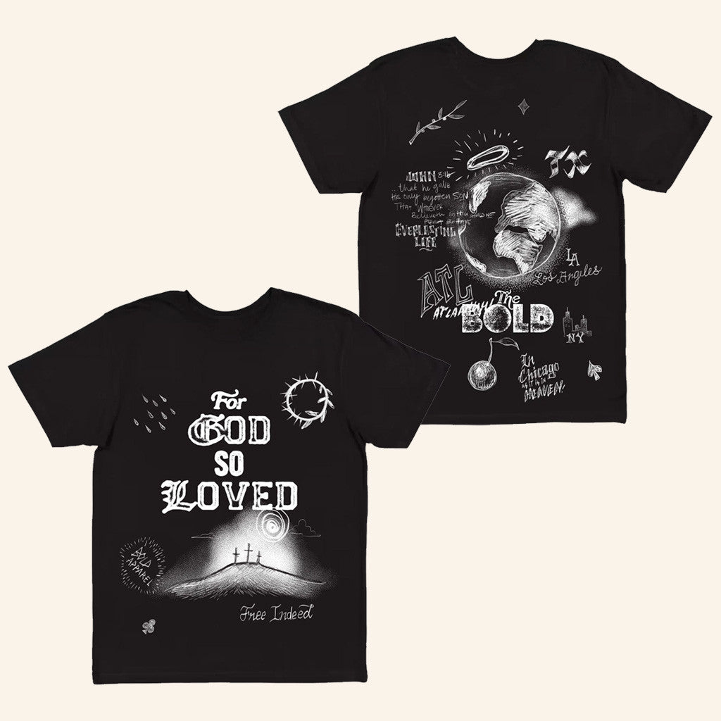 Bold Apparel Merch For God So Loved T-Shirt Best Gifts For Husband Bold Apparel Merch For God So Loved T-Shirt Best Gifts For Husband