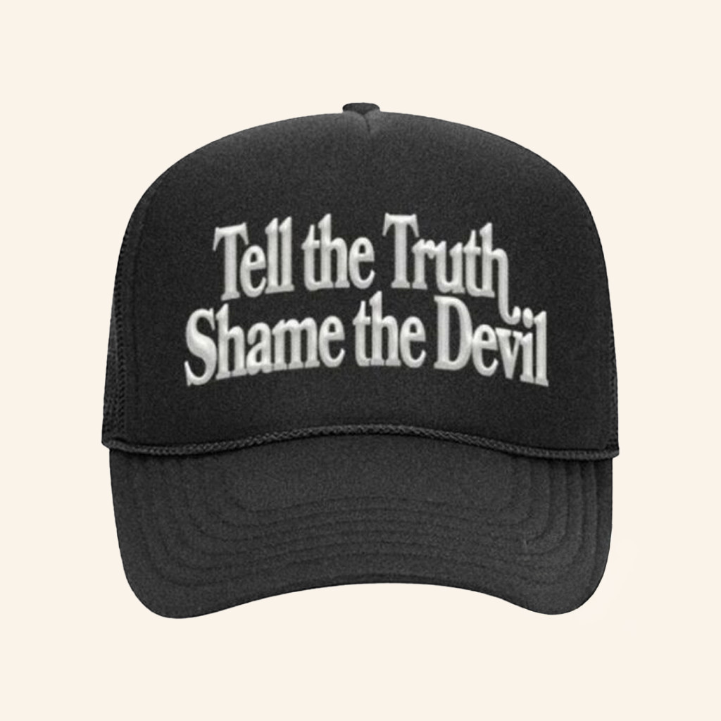 Bold Apparel Merch Tell The Truth Trucker Hat Black Christmas Presents For Him Bold Apparel Merch Tell The Truth Trucker Hat Black Christmas Presents For Him