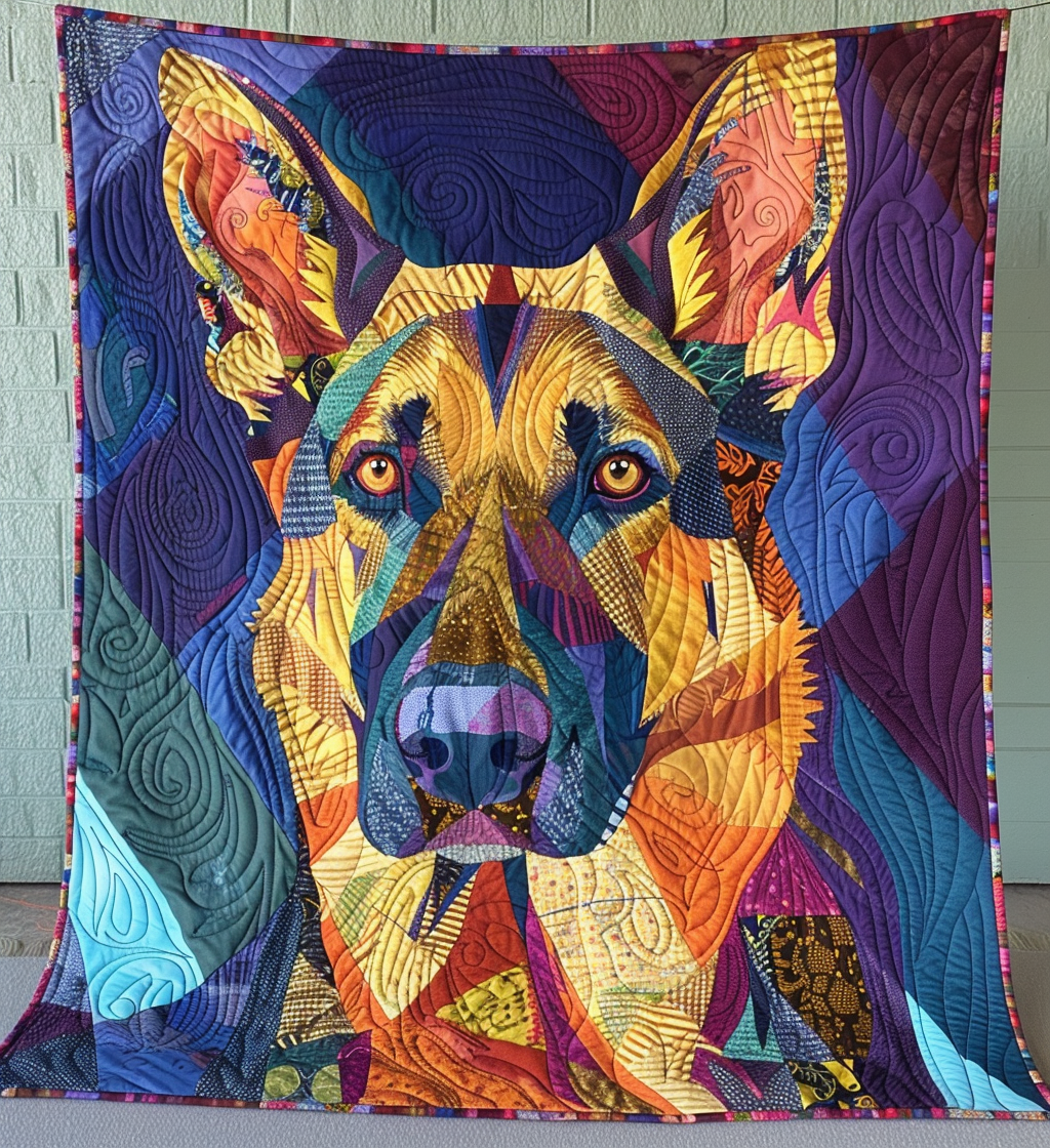 Bold Paws Parade Quilted Blanket Great Dog Christmas Gifts