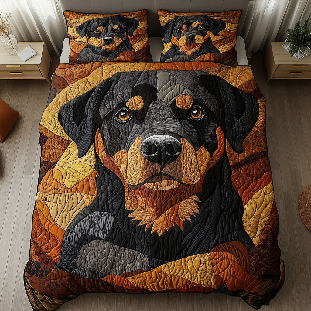 Bold Protector Quilted Bedding Set Thoughtful Bedding Gift for Cozy Winter Nights