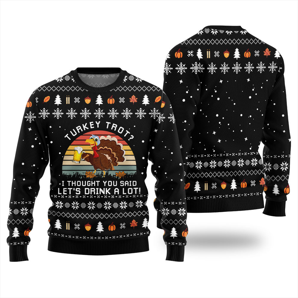 Bold Thanksgiving Ugly Sweater For Party Lovers Warm Winter Merch Gift for Someone You Love
