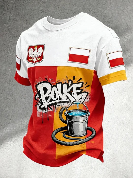 Bolke Polish Eagle T-Shirt Polish Street Culture Humor Fan Apparel Unique Best Gift For Polish Americans