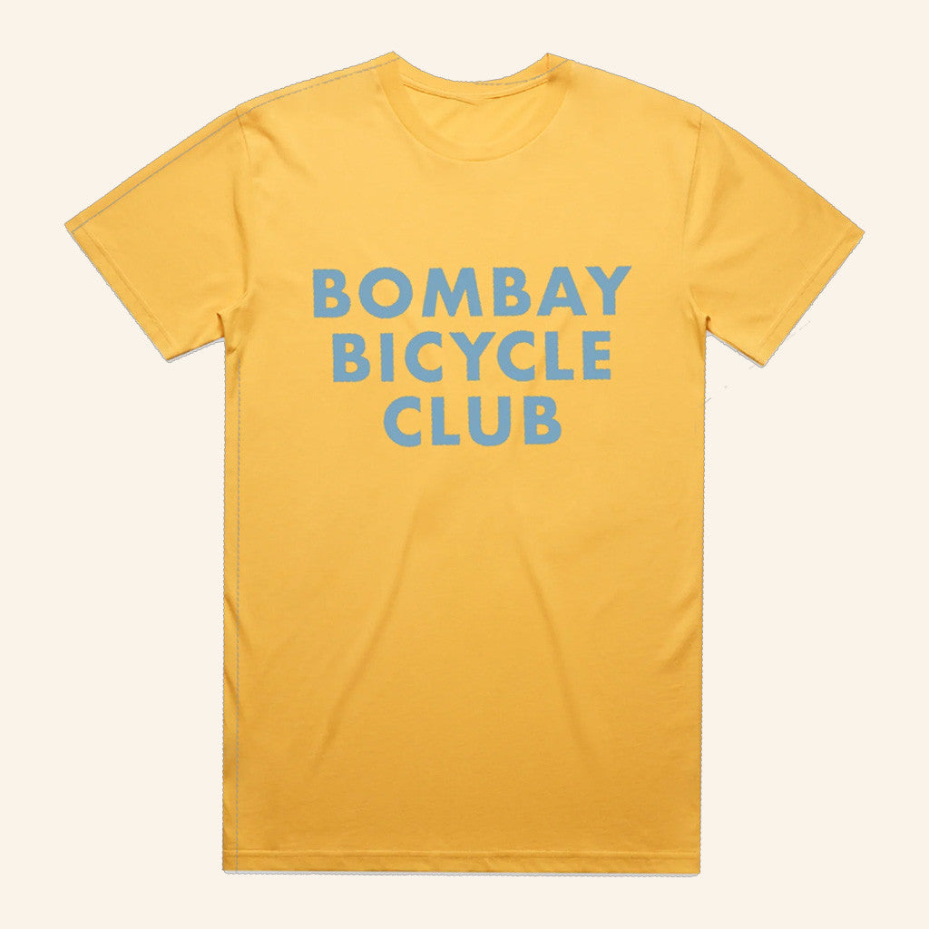 Bombay Bicycle Merch Yellow BBC Logo T-Shirt Present For Husband Bombay Bicycle Merch Yellow BBC Logo T-Shirt Present For Husband