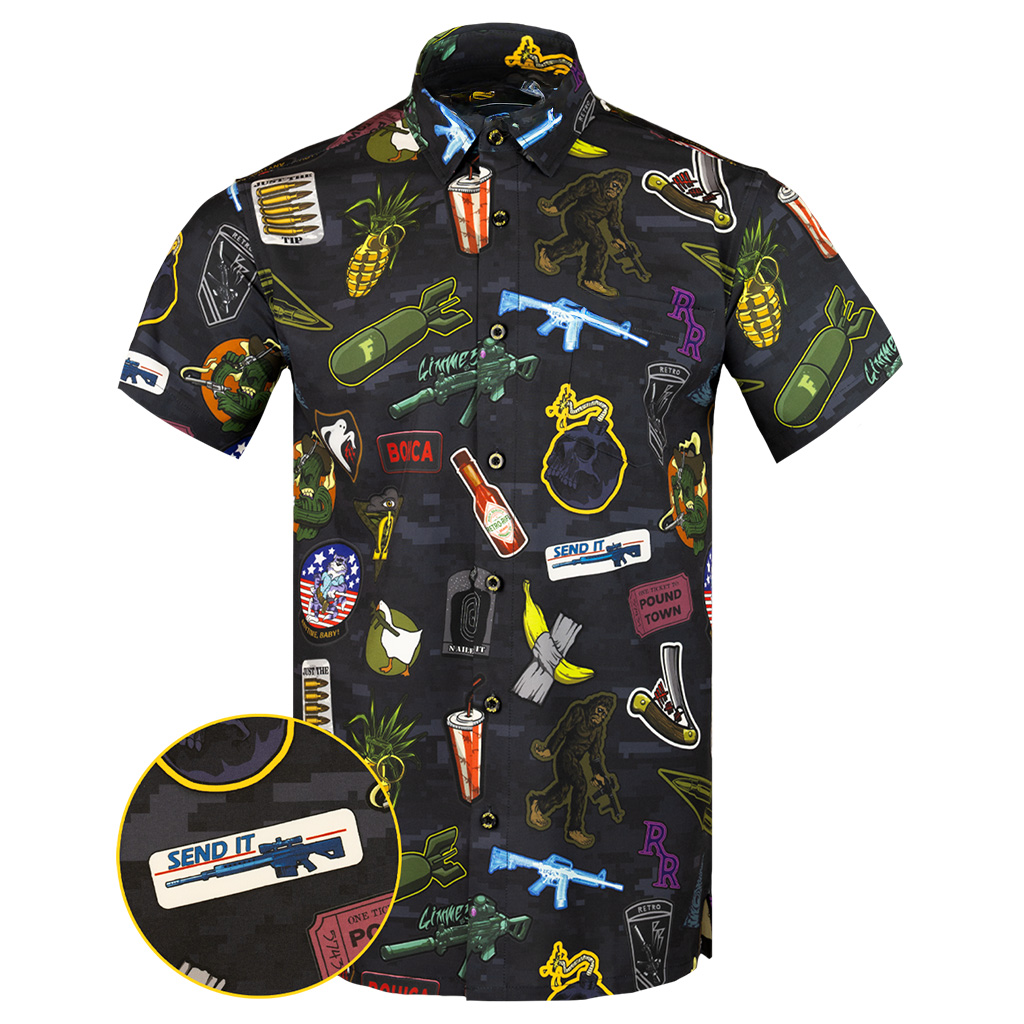 Bombs Away Button Down Shirt Hawaiian Tactical Aloha Print Shirt Birthday Gifts For Him Bombs Away Button Down Shirt Hawaiian Tactical Aloha Print Shirt Birthday Gifts For Him