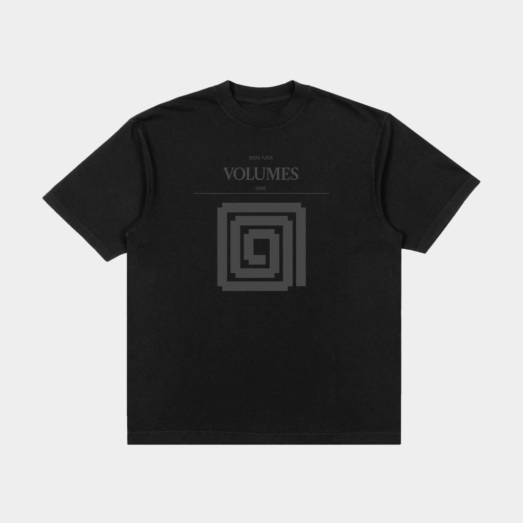 Bon Iver Merch Volumes Swirl T-Shirt Music Lover Gifts For Him