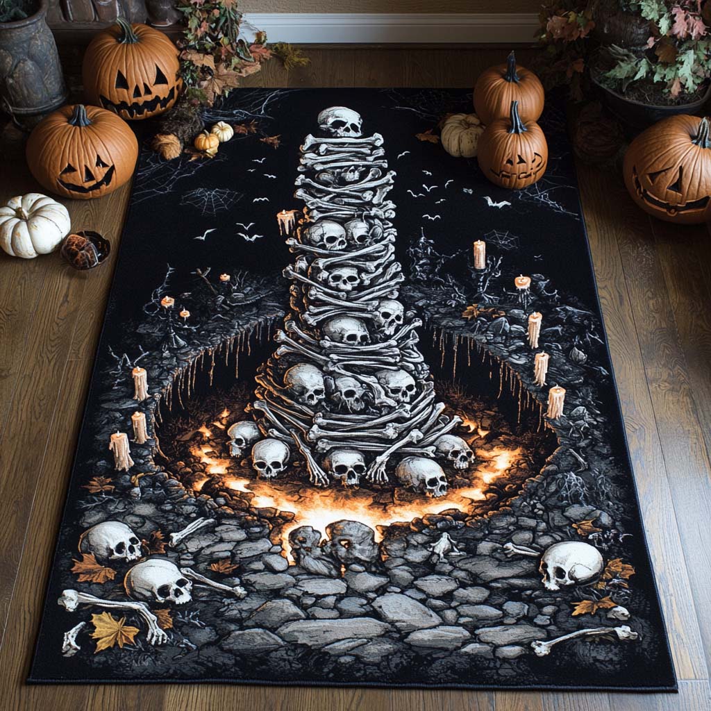 Bone Spire Area Rug Foyer Decor Ideas Halloween Gifts For Girlfriend