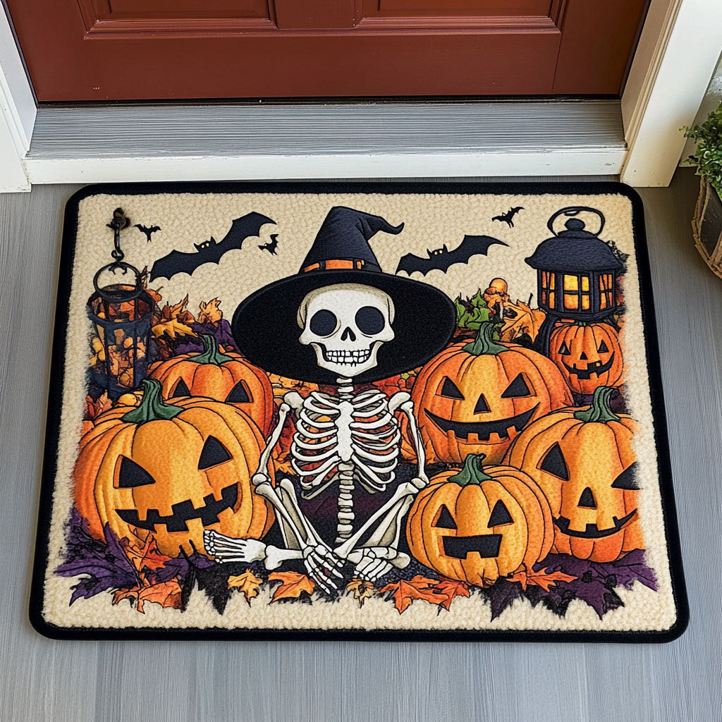 Bone To Be Wicked Doormat Best Halloween Decoration Gift For Friends and Family