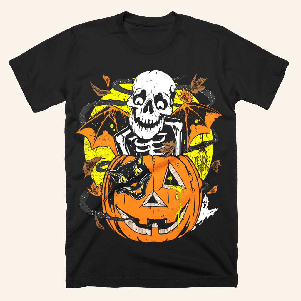 Bones O Lantern T-Shirt Halloween Themed Apparel Gifts For Husband Bones O Lantern T-Shirt Halloween Themed Apparel Gifts For Husband