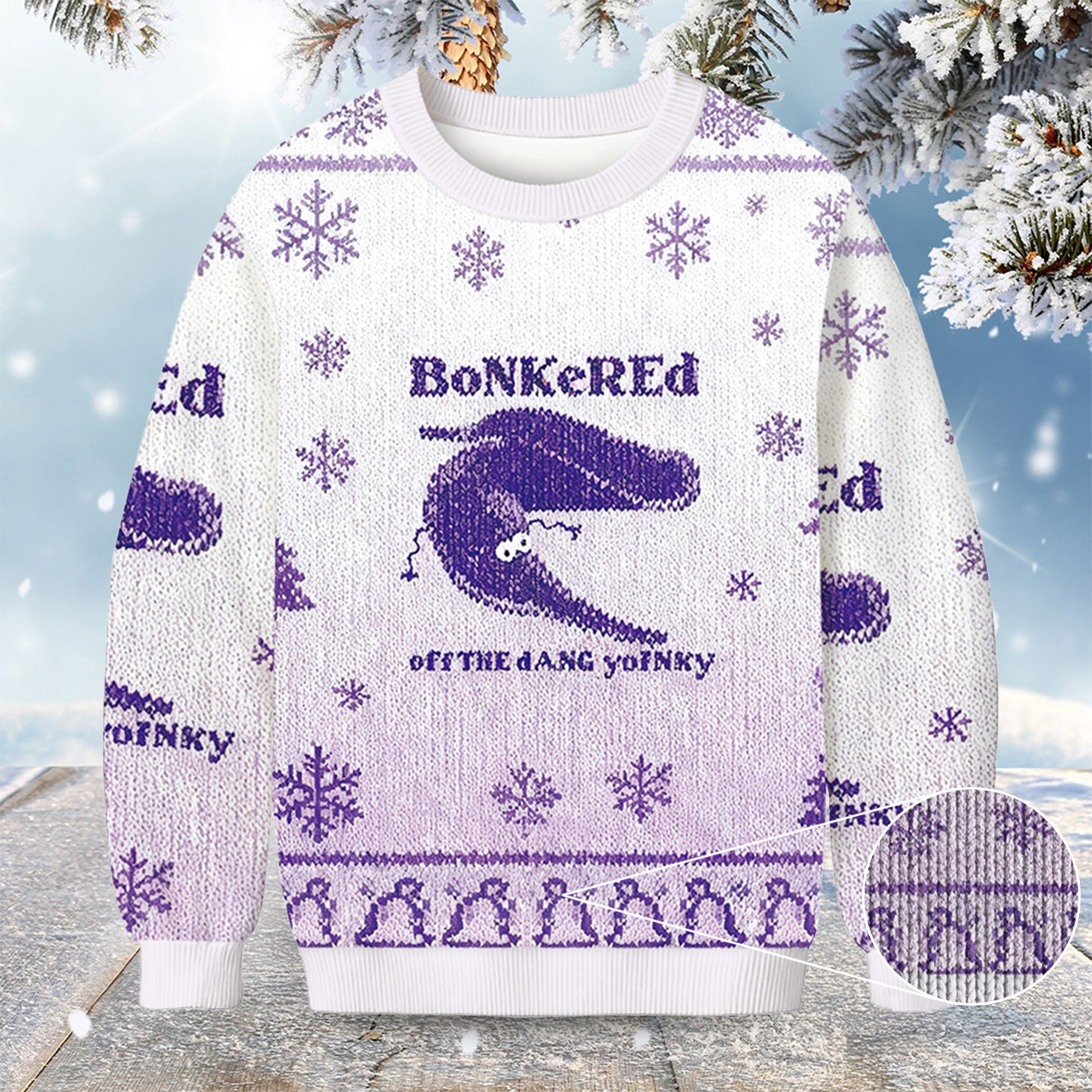 Bonkered Of The Dang Yoinky Christmas Ugly Sweater Christmas Apparel Best Xmas Gifts