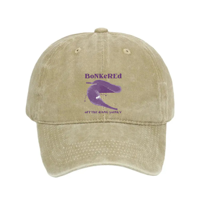 Bonkered Of The Dang Yoinky Washed Hat Trendy Baseball Cap Best Gifts For Men