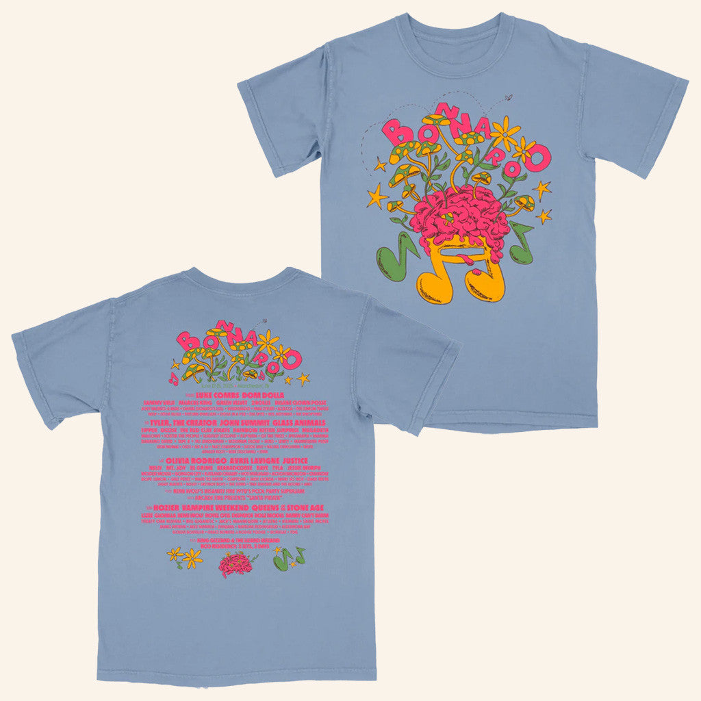 Bonnaroo Merch Musical Brain Lineup T-Shirt Gifts For Friends Bonnaroo Merch Musical Brain Lineup T-Shirt Gifts For Friends