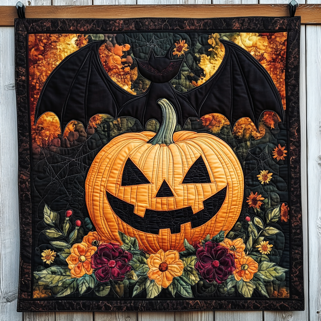 Boo Crew Quilted Blanket Spooky Gifts For Her