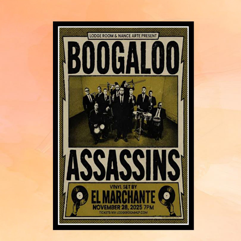 Boogaloo Assassins Merch Los Angeles CA November 28 2025 Concert Poster Home Decor Fan Gifts