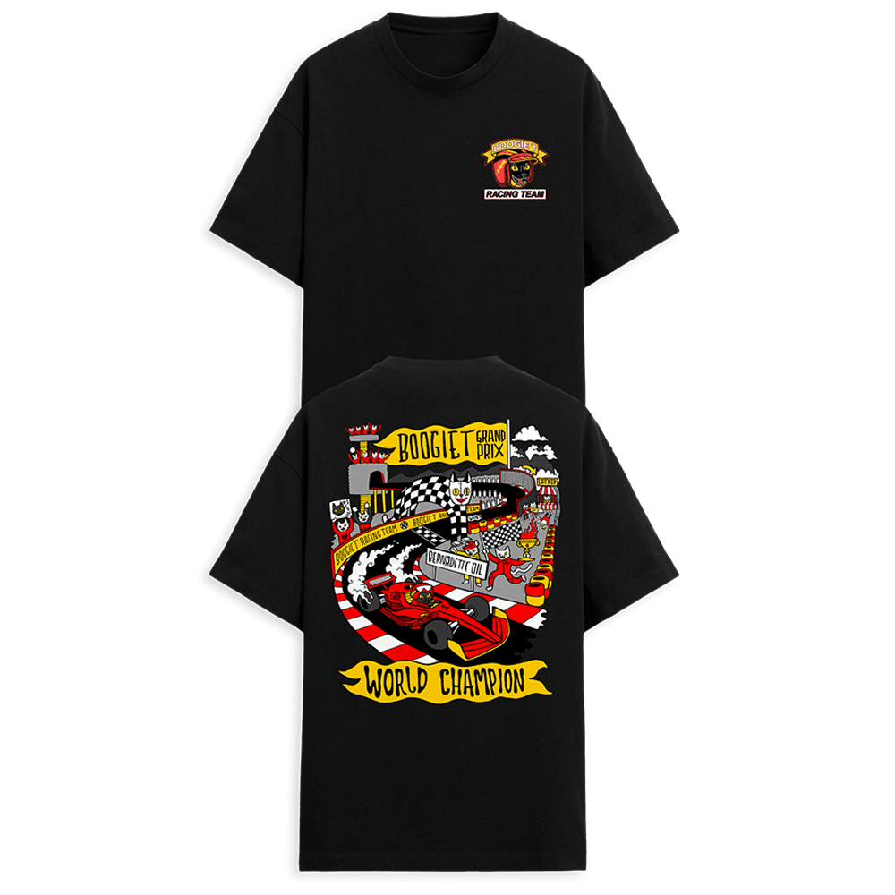 Boogie T Merch Boogie T Grand Prix T-Shirt Father's Day Presents For Dad To Be