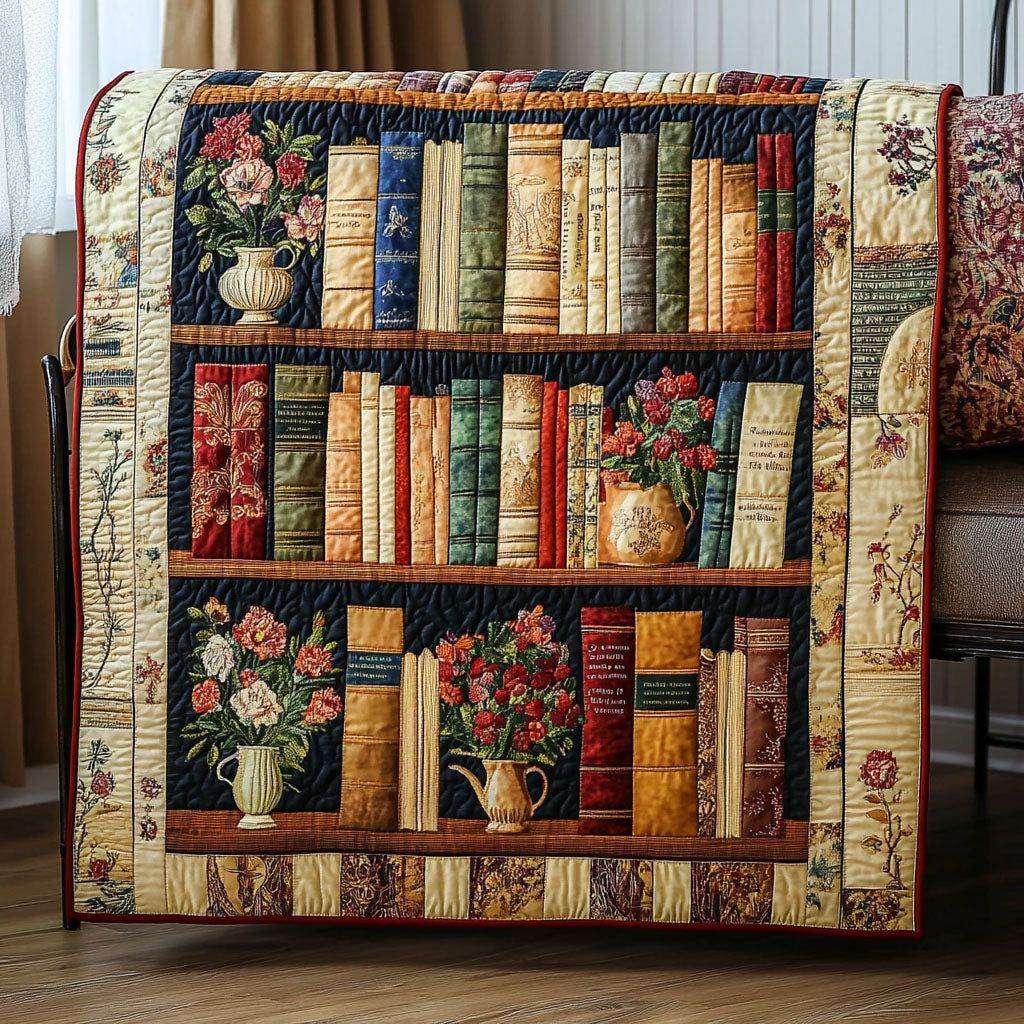 Book Bouquet Quilted Blanket Cute Bedroom Decor Christmas Presents For Book Lovers