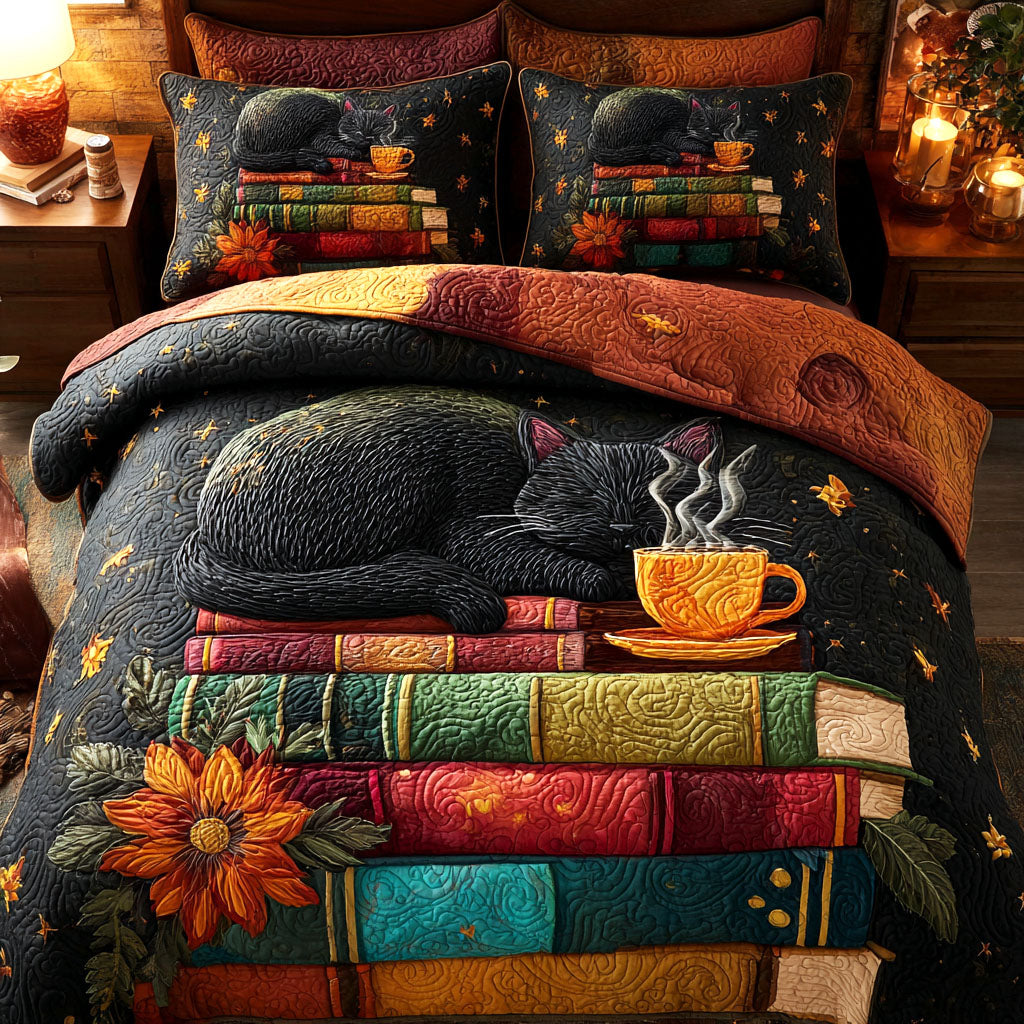 Book Dream Quilted Bedding Set Heartwarming Bedding Gift for Loved Ones