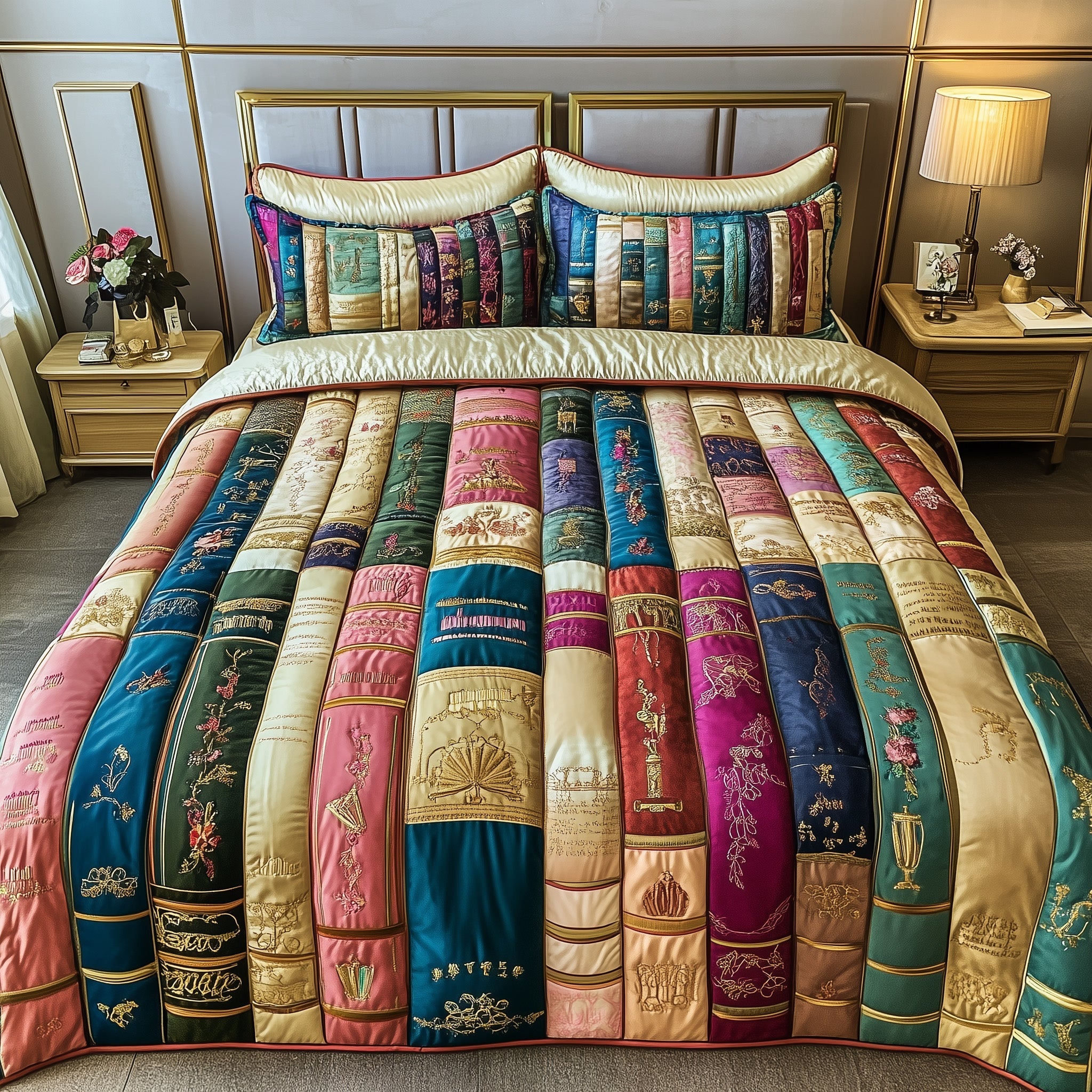 Book Haven Duvet Cover Set Merch For Home Decor