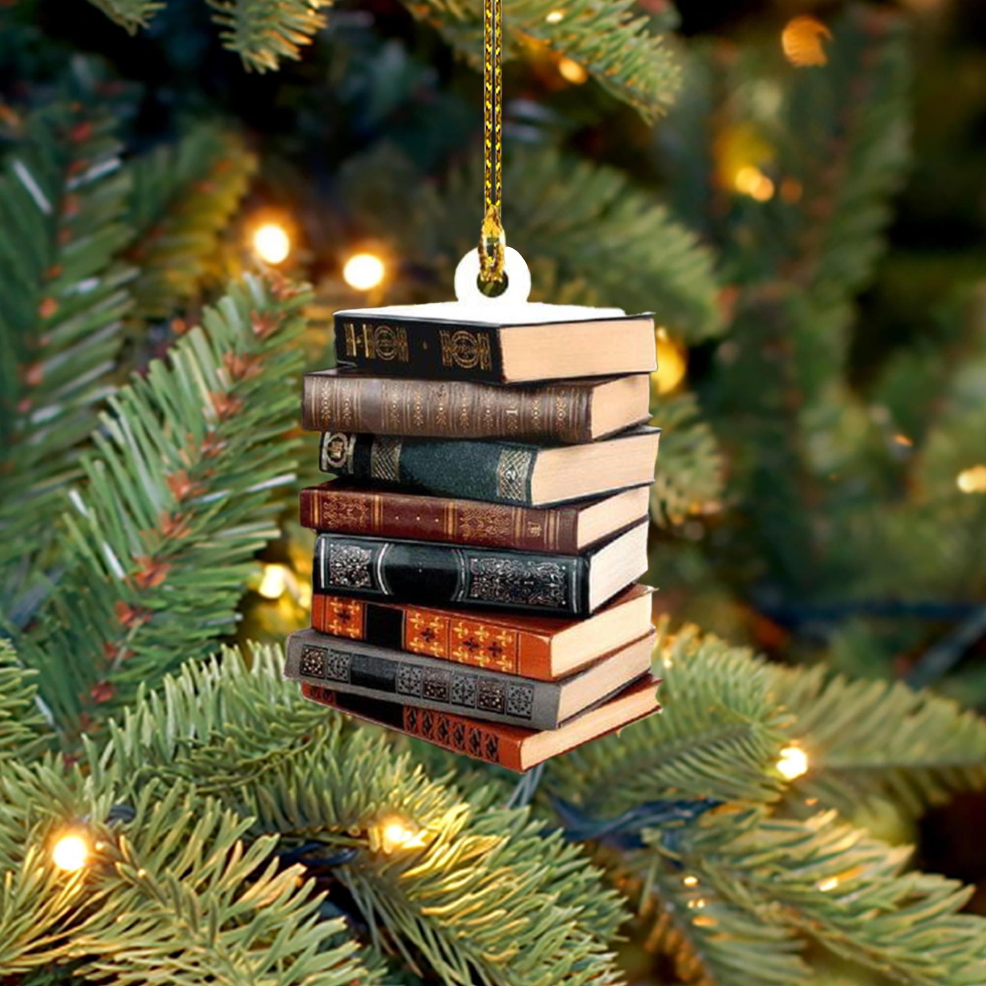Book Lover Ornament Christmas Tree Decoration Ideas 2024 Gifts For Nerds