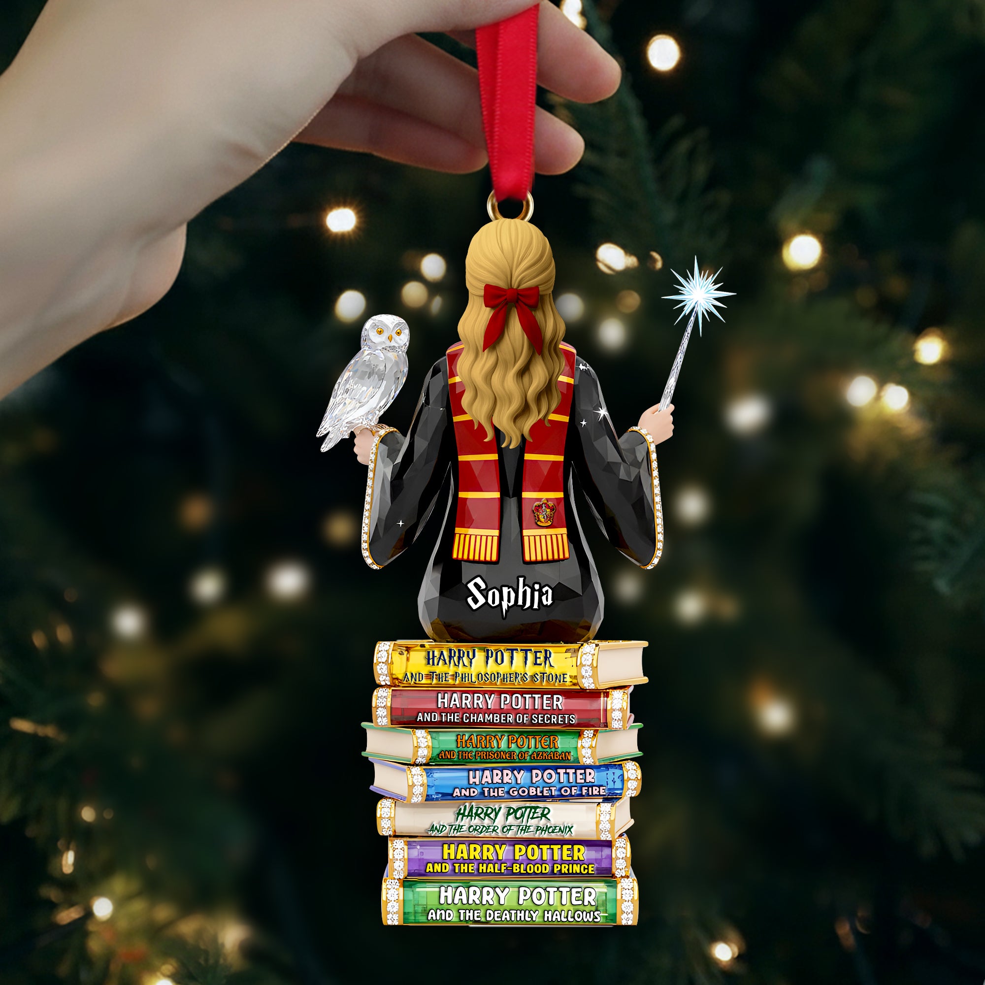 Book Lover Ornament - Personalized Gifts For Book Lovers - Family Christmas Ornament Gift