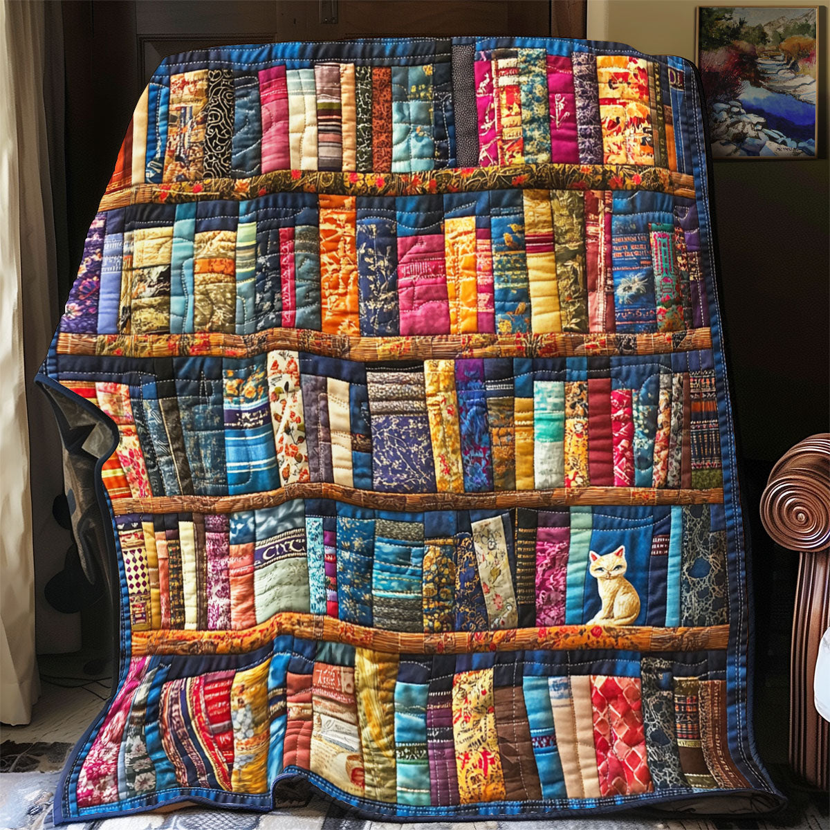 Book Lover Quilt Blanket Christmas Throws Christmas Gifts For Book Lovers