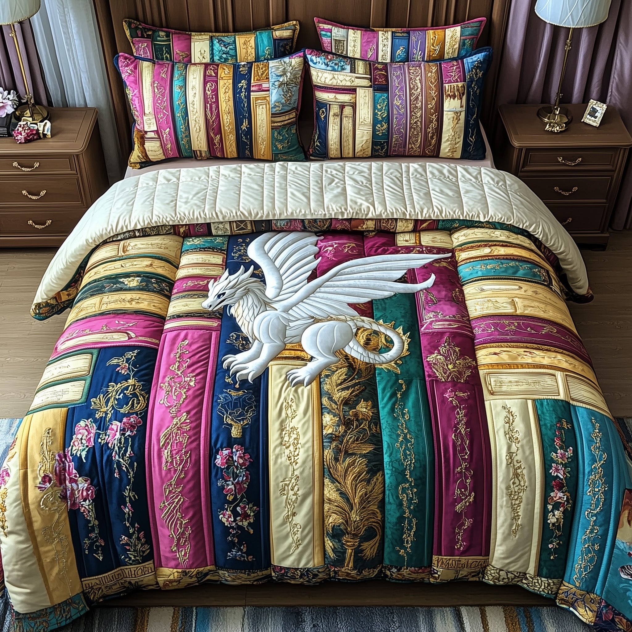 Book Nest Duvet Cover Set Versatile Merch Style