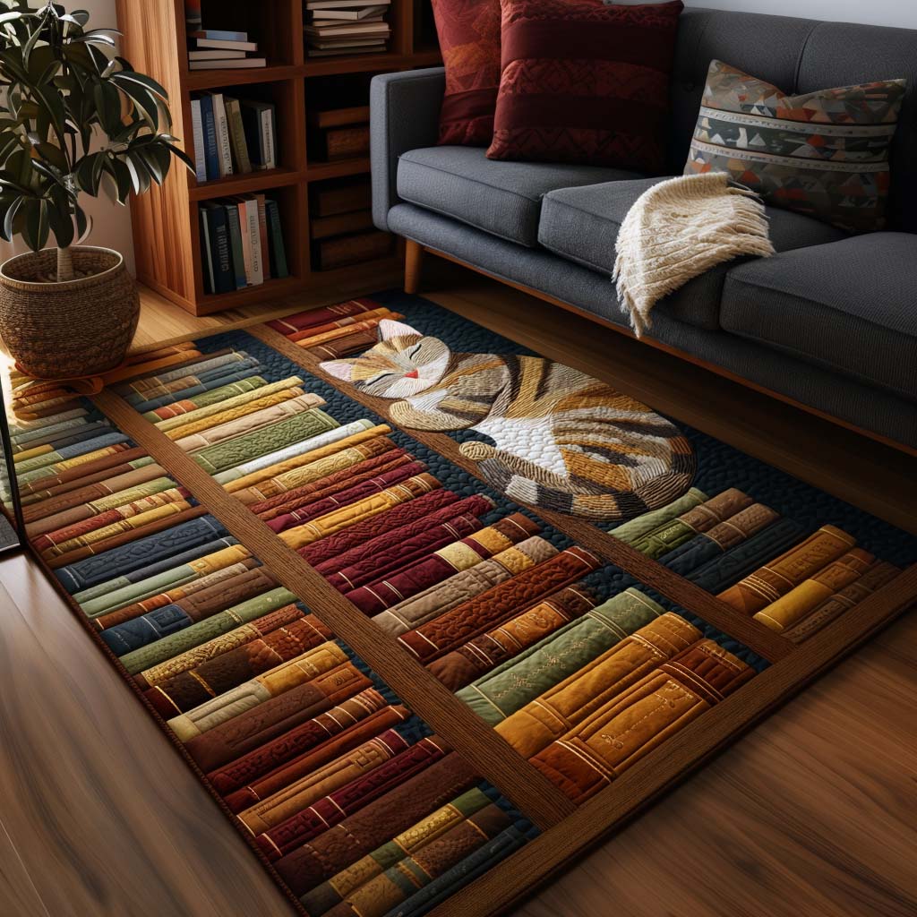 Book Nook Area Rug Christmas Decor For Entryway Book Themed Birthday Gifts