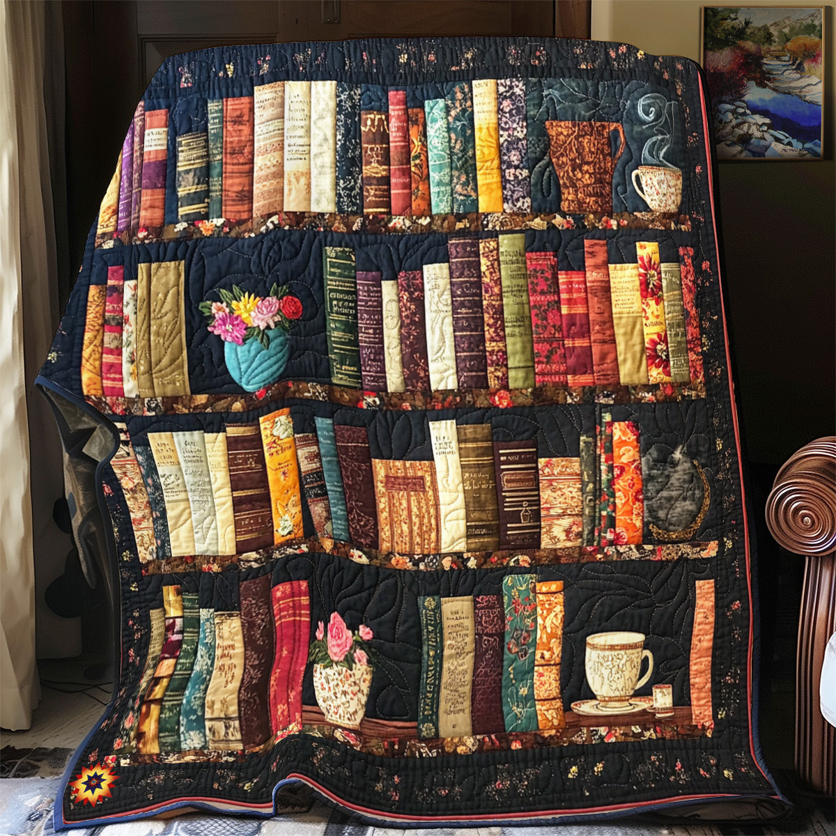 Book Quilt Blanket Luxury Throw Blankets Perfect Father's Day Gifts