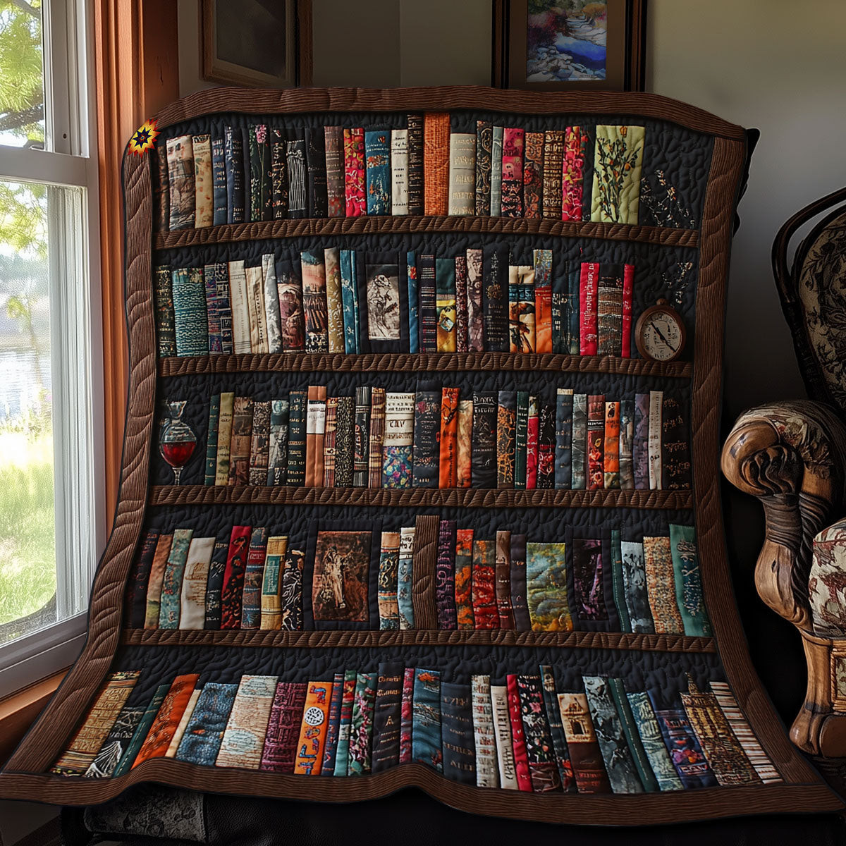 Bookshelf Quilt Blanket Mothers Day Blanket Gifts For Mother In Law